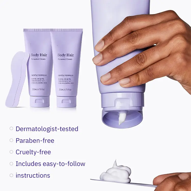 Zer da depilazio krema eta nola kentzen du ilea minik gabe